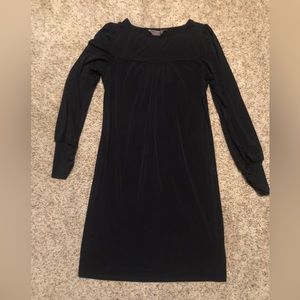 To The Max Black long sleeve cocktail dress